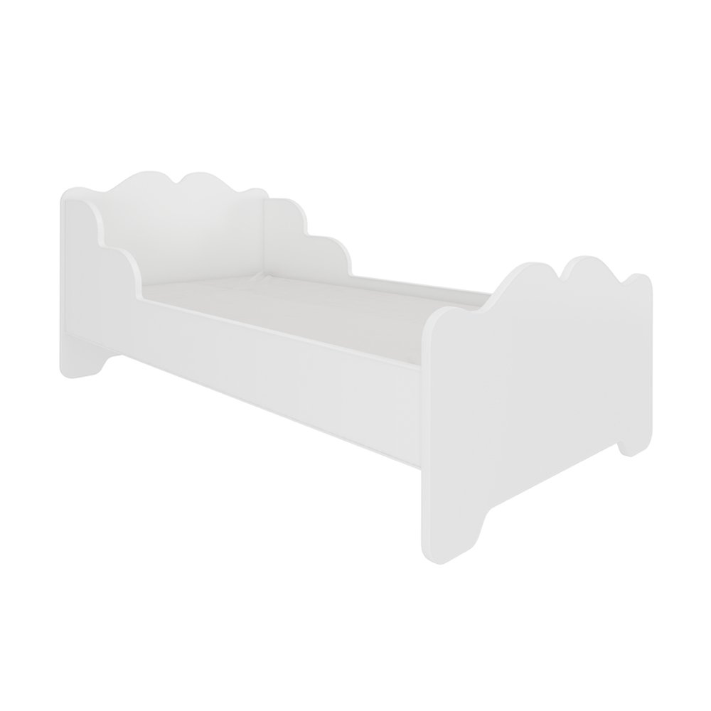 SELSEY Łóżko dziecięce Mermi 140x70 cm białe