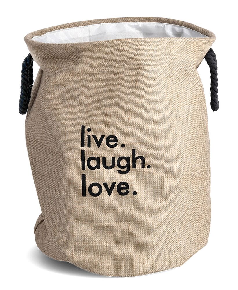 SELSEY Kosz na pranie Kondelt beżowy