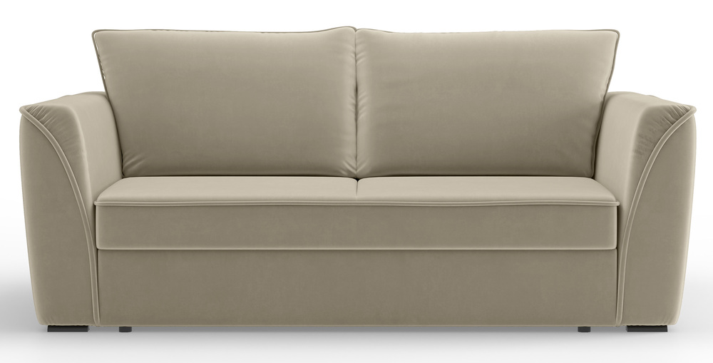 SELSEY Kanapa rozkładana Viki beżowa welur