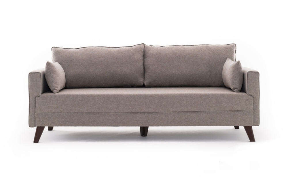 SELSEY Kanapa rozkładana trzyosobowa Ratous beżowa