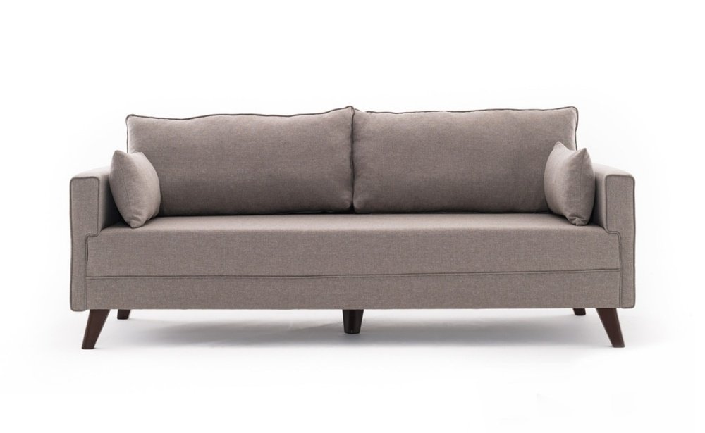 SELSEY Kanapa rozkładana trzyosobowa Ratous beżowa