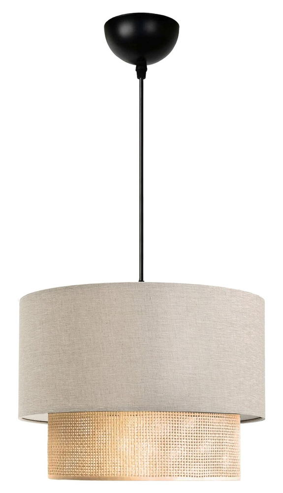 SELSEY Lampa wisząca Fiestvier średnica 30 cm kremowa