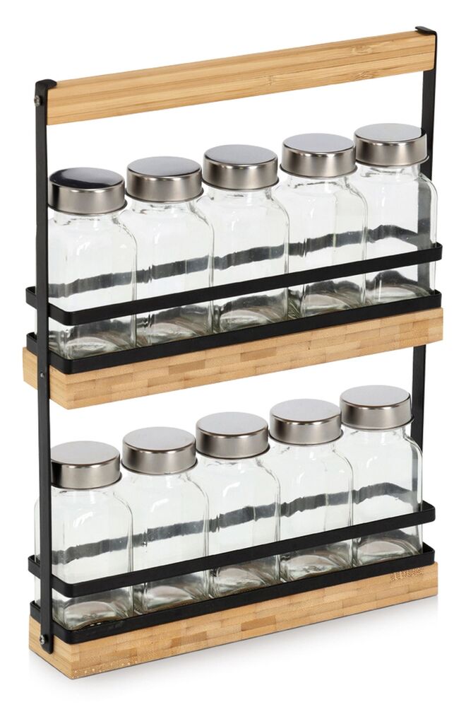 SELSEY Zestaw 11 pojemników na przyprawy Revands 80 ml