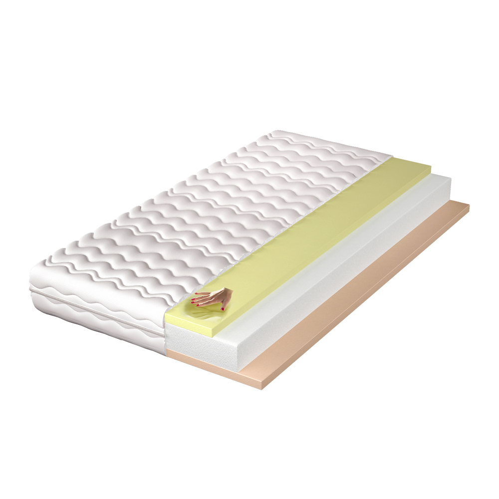 SELSEY Materac piankowy Teksan z pianką Memory