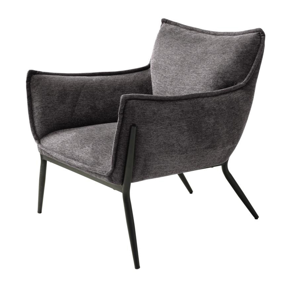 SELSEY Fotel kubełkowy Bippy ciemnoszary