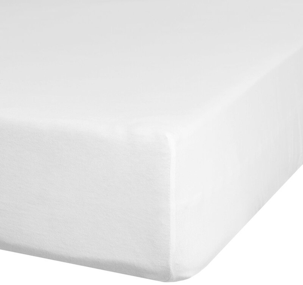 SELSEY Prześcieradło Nova 140x200 cm z gumką białe