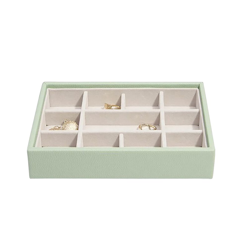 SELSEY Szkatułka na biżuterię Mini Trinket Layer cm zieleń szałwi