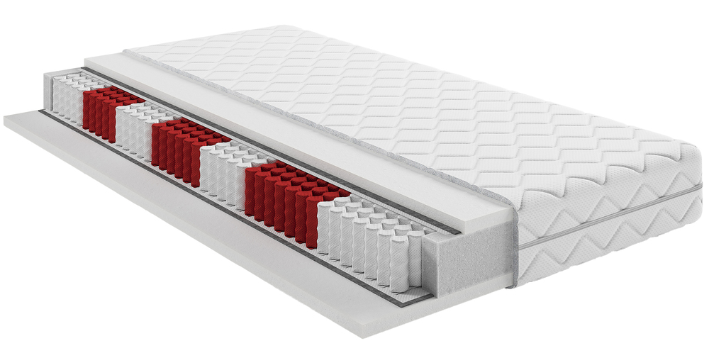 SELSEY Materac kieszeniowy multipocket 200x200 cm Aria z pianką HR