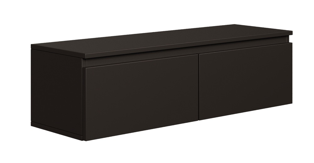 SELSEY Szafka RTV Bemmi wisząca 100 cm czarny