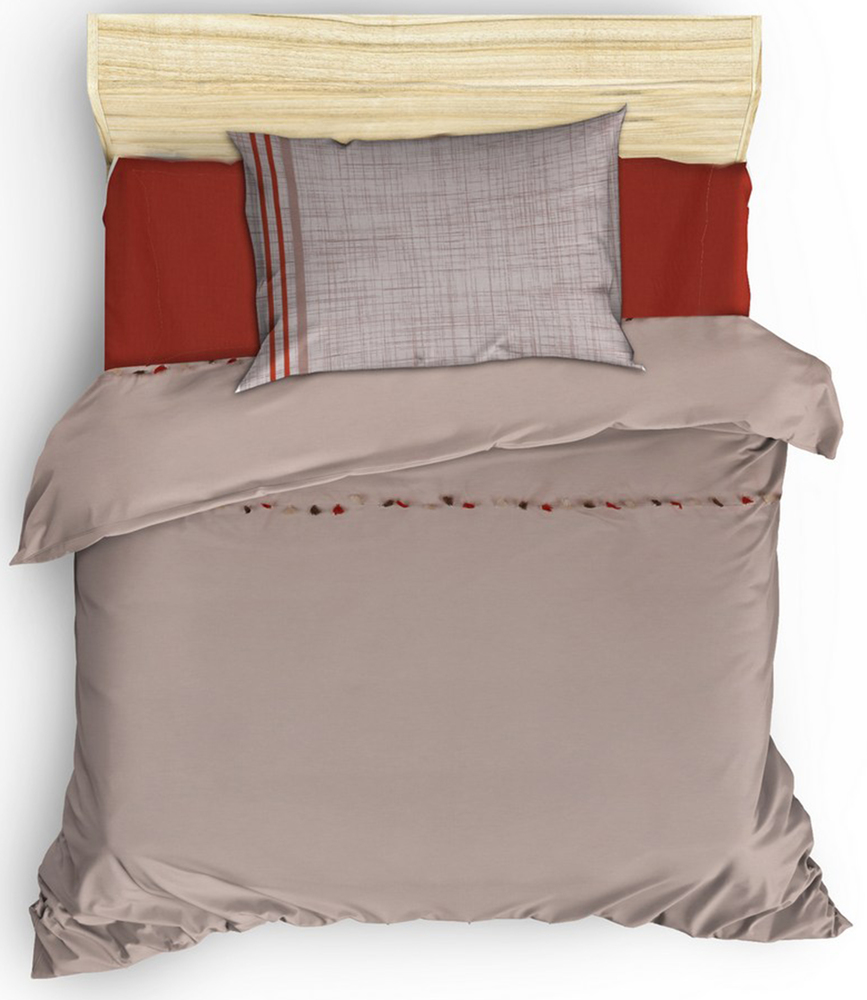 SELSEY Komplet pościeli Merri 220x160 cm beżowa