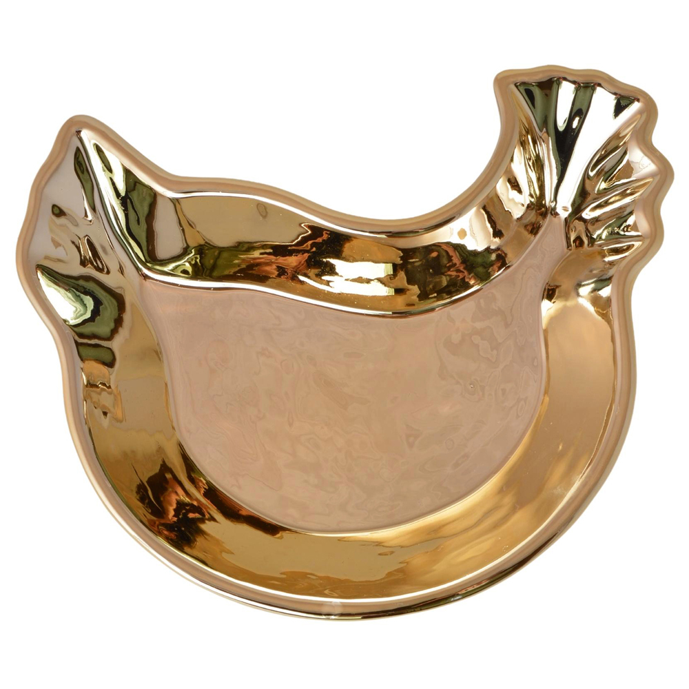 SELSEY Talerzyk ceramiczny Entreves kurka złota