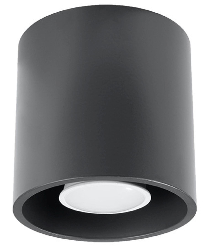 SELSEY Plafon sufitowy Obett x1 antracytowy