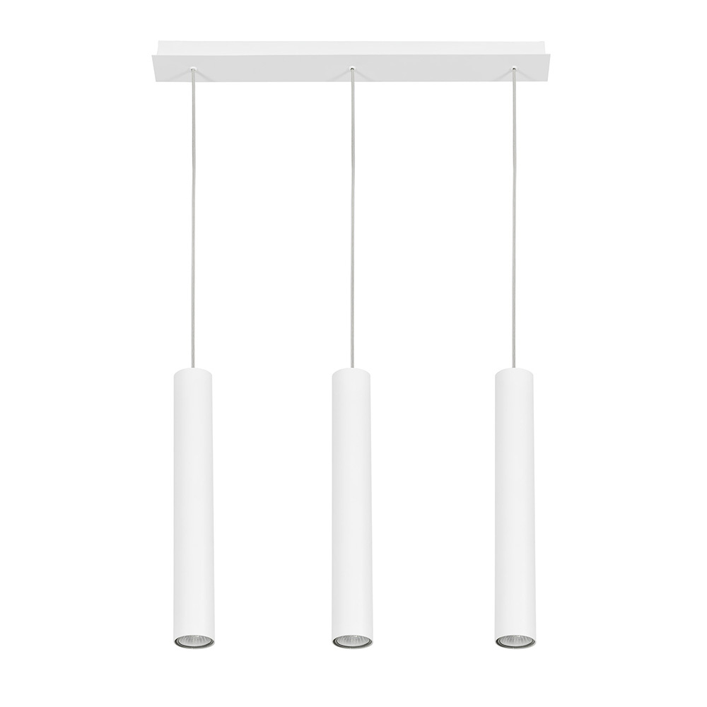 SELSEY Lampa wisząca Eye x3 biała 6481