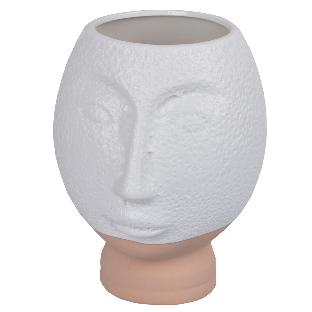 SELSEY Wazon dekoracyjny Brigent biały