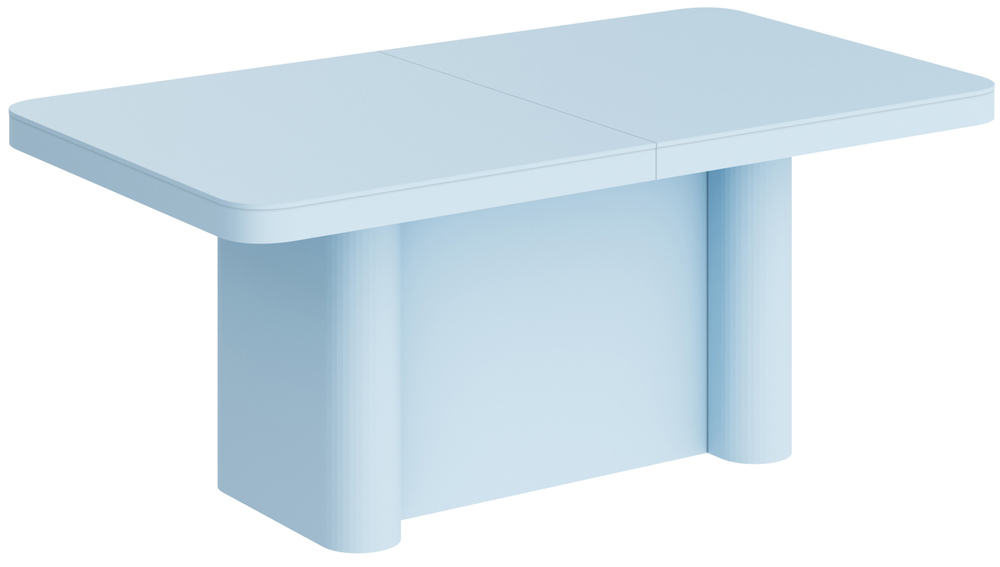 SELSEY Stół rozkładany Dictivve 160-412x100 cm niebieski mat