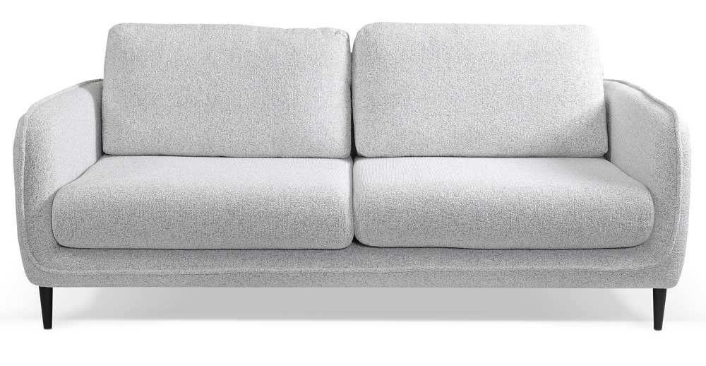 SELSEY Kanapa trzyosobowa Savio jasnoszara plecionka