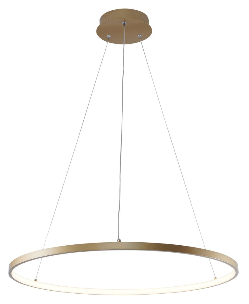 SELSEY Lampa wisząca Breno LED średnica 60 cm złota