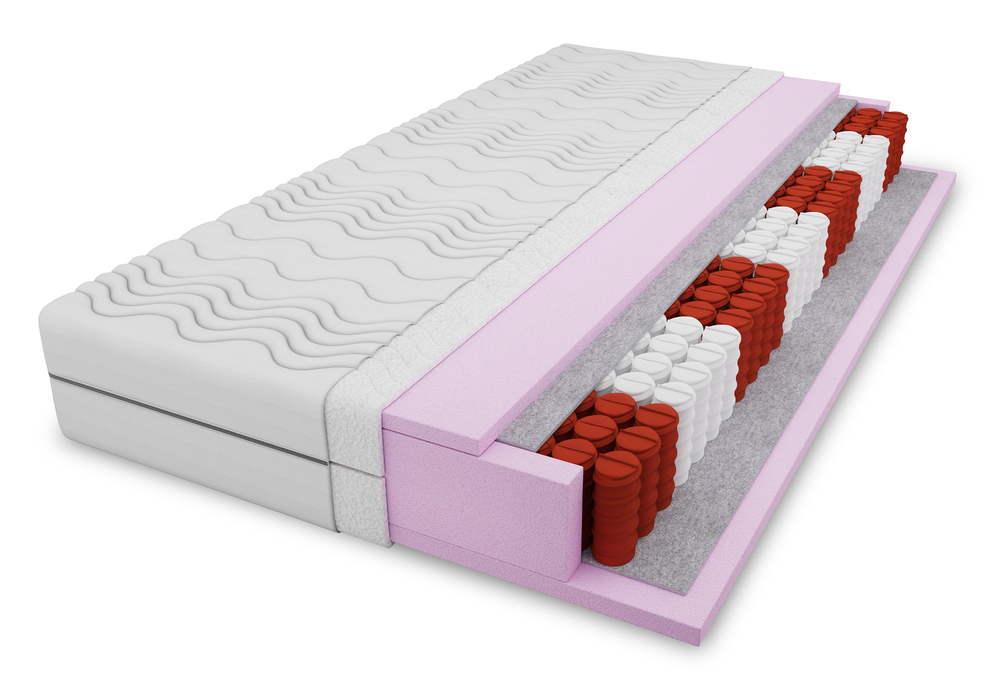 SELSEY Materac kieszeniowy 160x200 cm Hadsund dwustronny