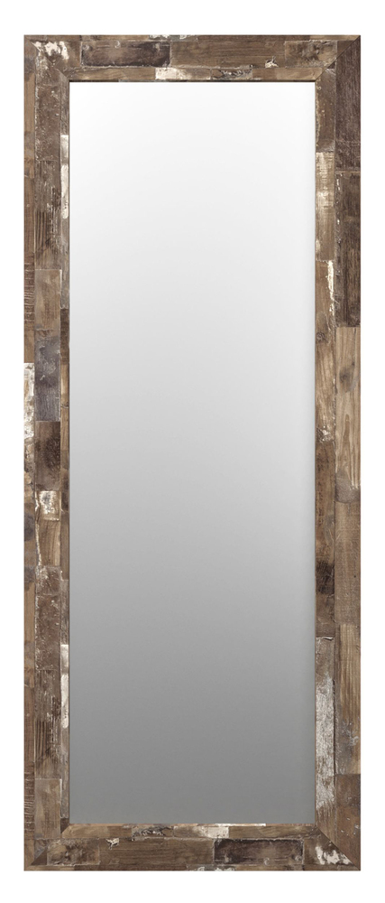 SELSEY Lustro ścienne Hausly 148x56 cm brązowe