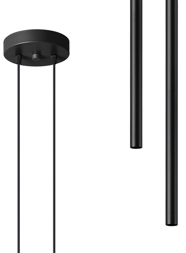 SELSEY Lampa wisząca Lagga średnica 15 cm x2 czarna