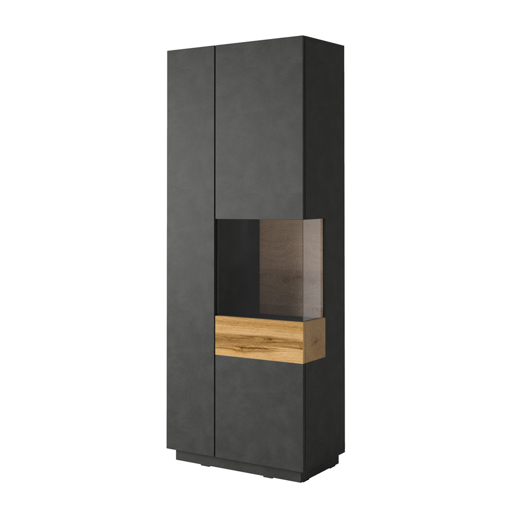 SELSEY Witryna dwudrzwiowa Galaka prawa Matera / Matera / Dąb wotan