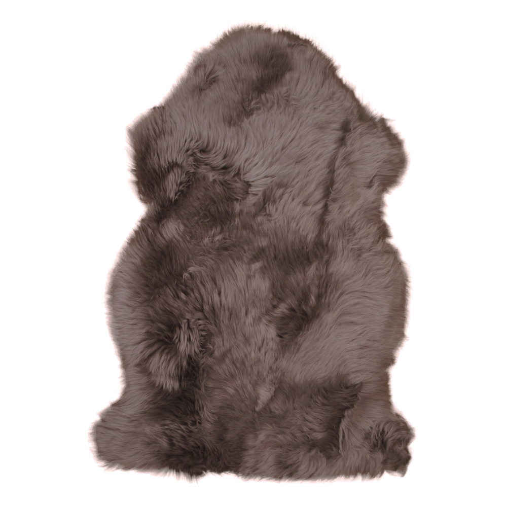 SELSEY Dywan Mumbria 50x85 cm skóra jagnięca - czekoladowy