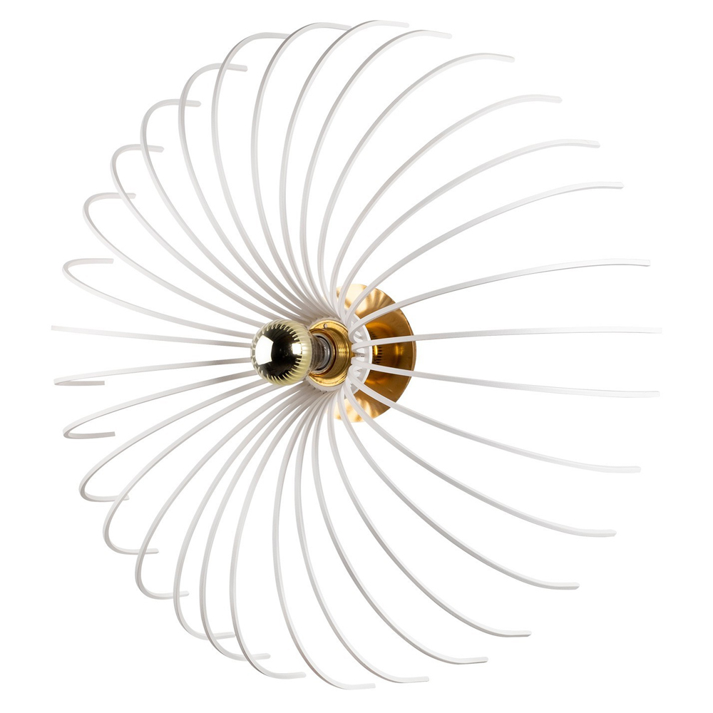 SELSEY Kinkiet ścienny Skyriblent średnica 56 cm biały