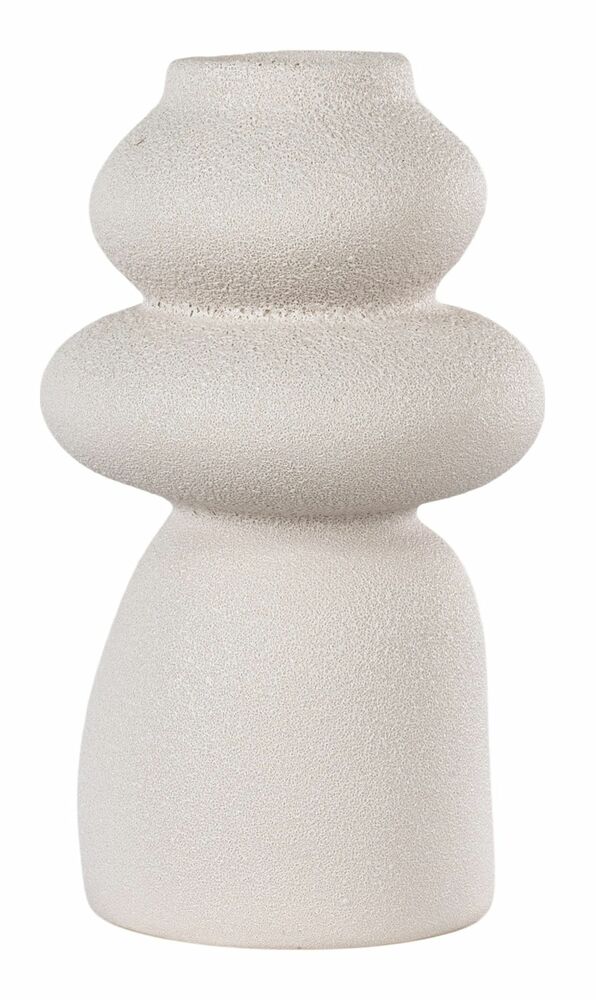 SELSEY Wazon ceramiczny Velas 26,5 cm beżowy