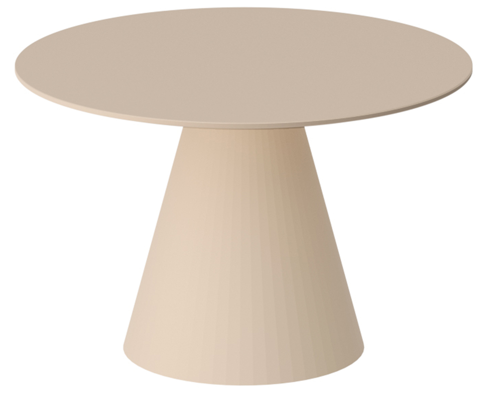 SELSEY Stolik kawowy Ritelly okrągły 80 cm cappuccino mat