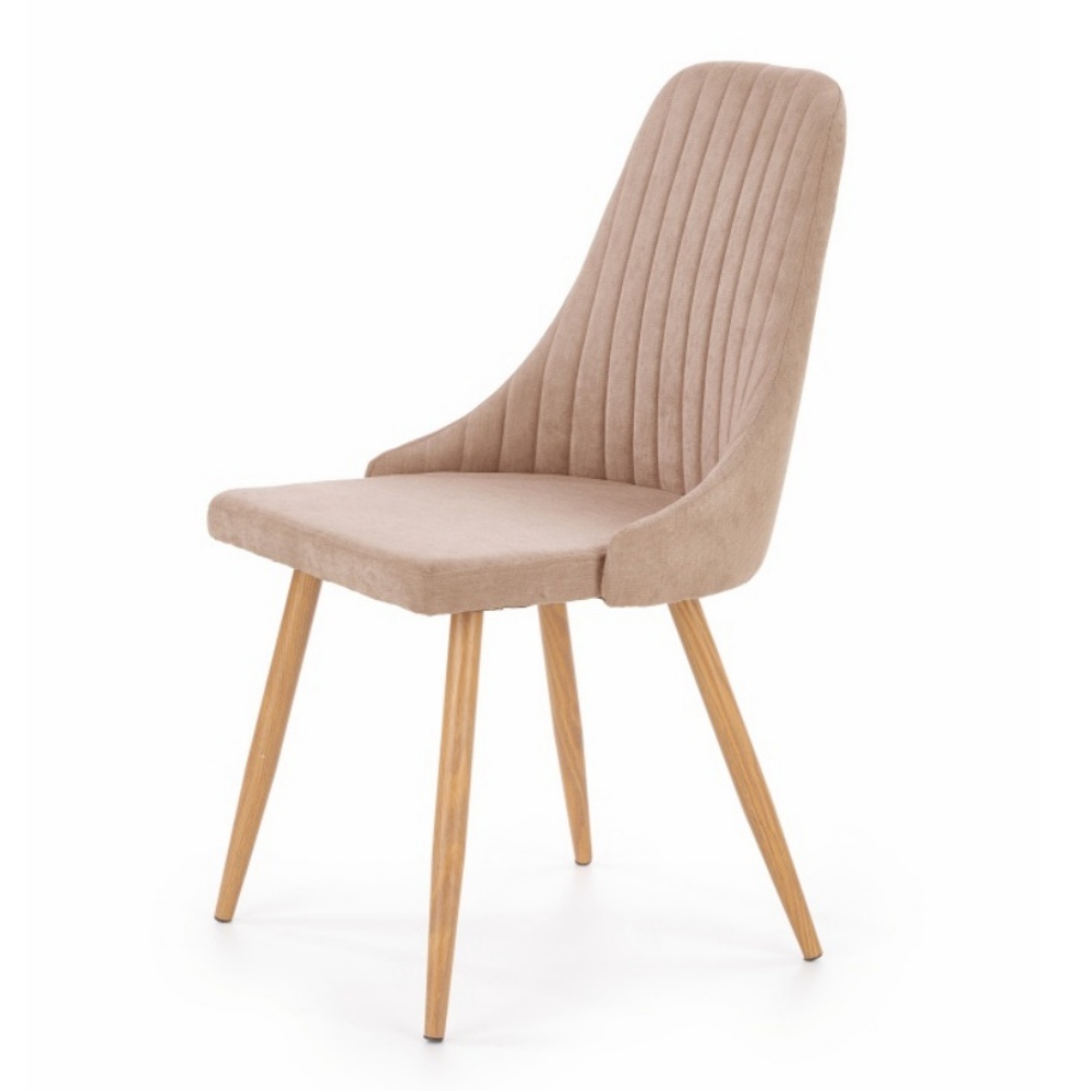 SELSEY Krzesło tapicerowane Muela beżowe