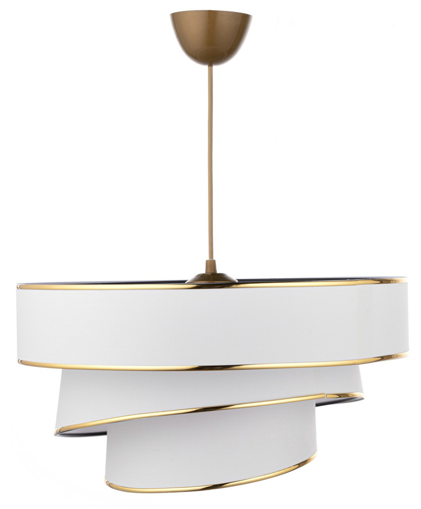 SELSEY Lampa wisząca Encolust biały/złoty