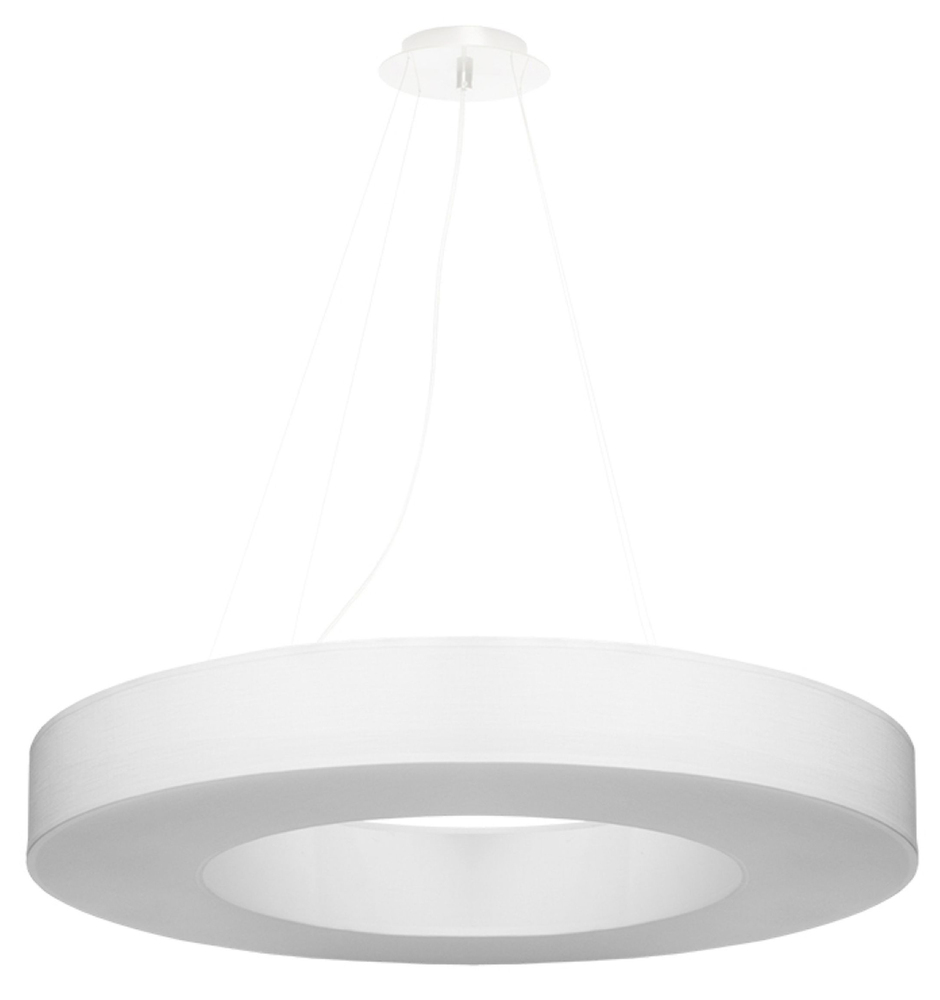 SELSEY Żyrandol Flueress średnica 70 cm biały