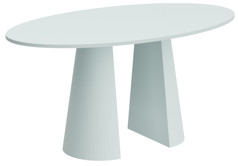 SELSEY Stół do jadalni Signize 160x89 cm miętowy mat