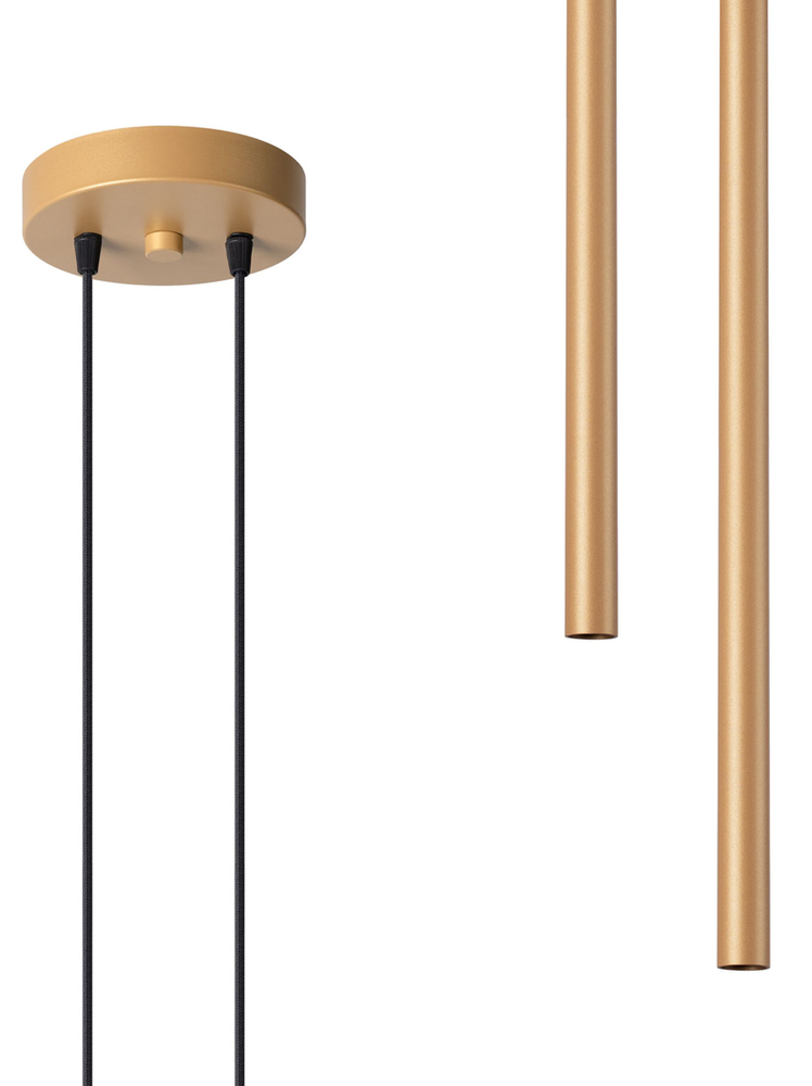 SELSEY Lampa wisząca Lagga średnica 15 cm x2 złota