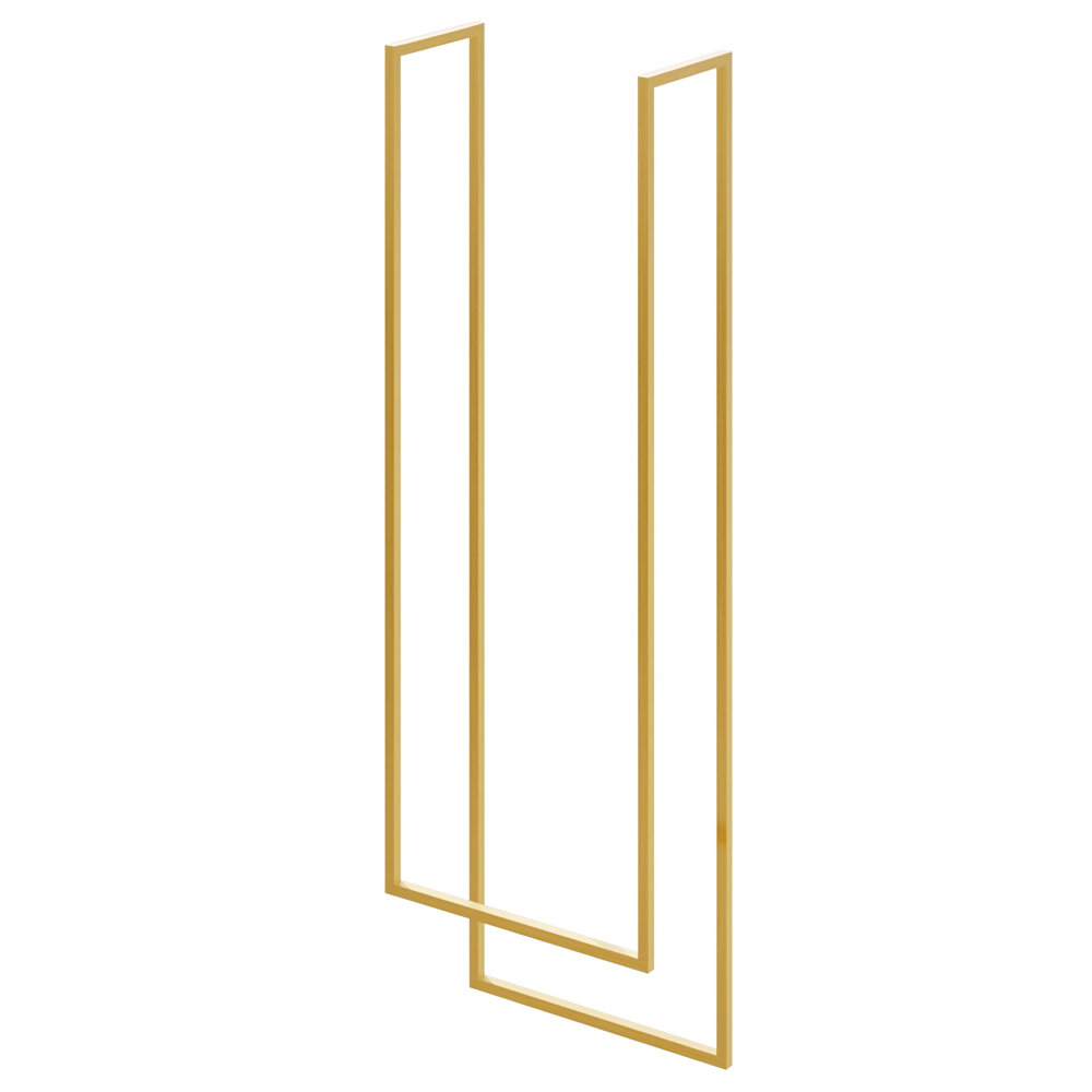 SELSEY Wieszak na ręczniki Cloues sufitowy złoty