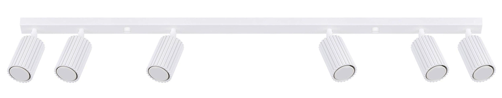 SELSEY Plafon Karbon x6 biały