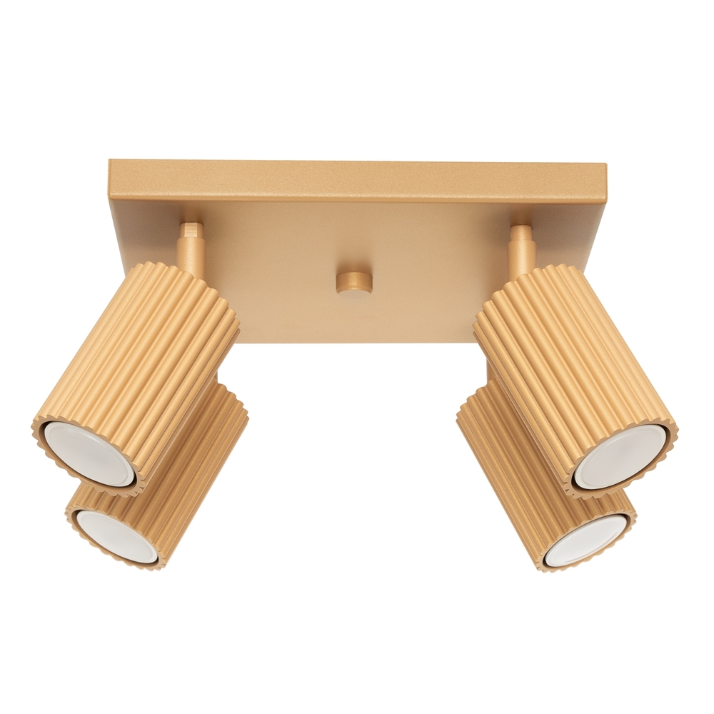 SELSEY Plafon Karbon 4 złoty