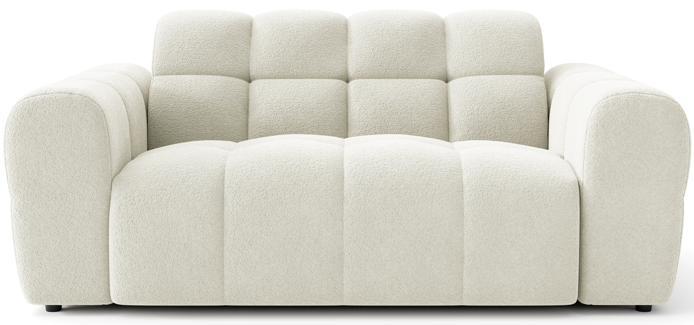 SELSEY Sofa dwuosobowa Monti kremowa szenil