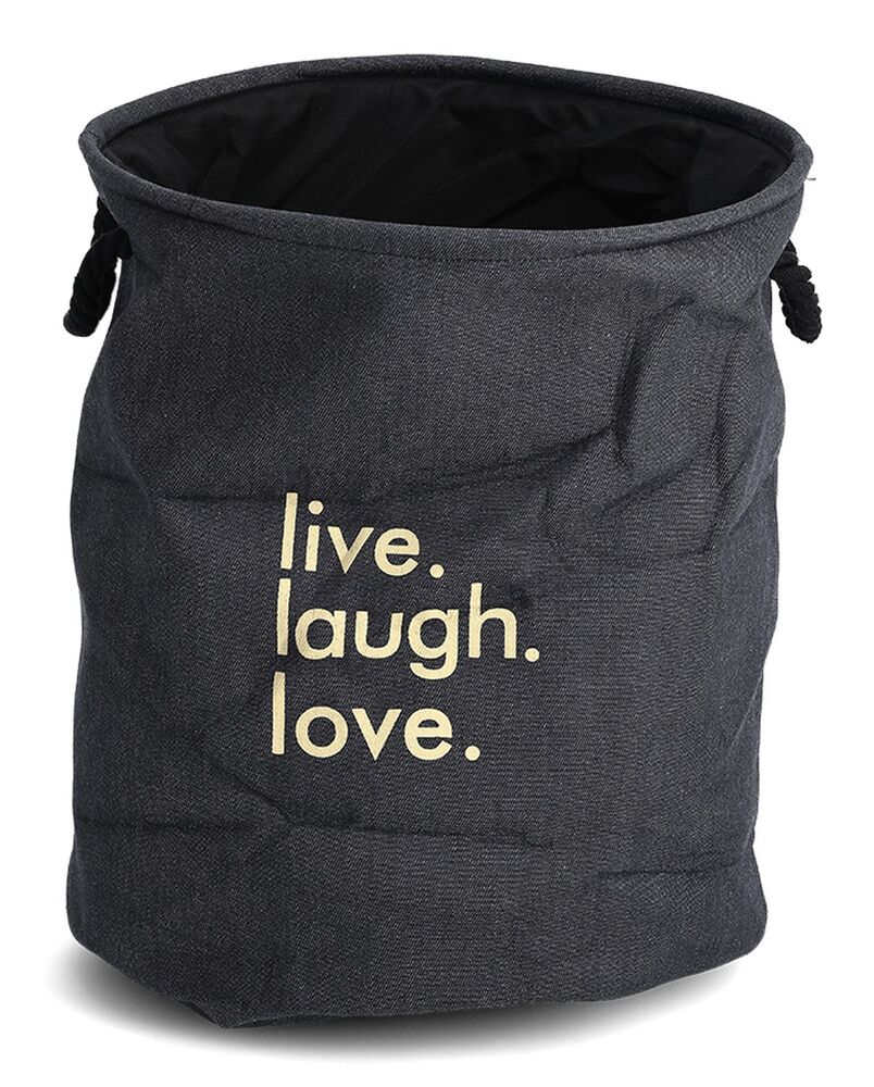 SELSEY Kosz na pranie Kondelt granatowy