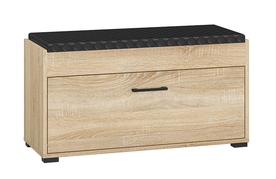 SELSEY Szafka na buty Mafro z siedziskiem 90 cm Sonoma jasna