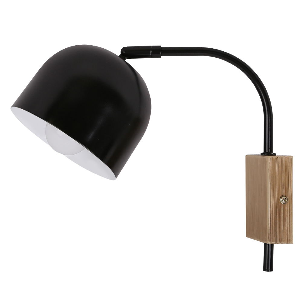 SELSEY Kinkiet ścienny Heimola czarny