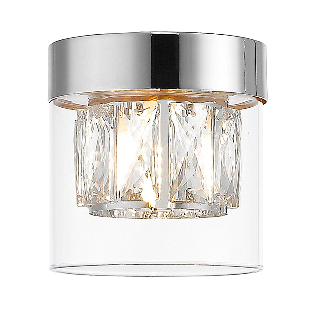 SELSEY Lampa sufitowa Isauras srebrna 11 cm