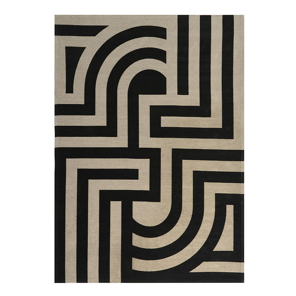 SELSEY Dywan łatwoczyszczący Dìwö czarny