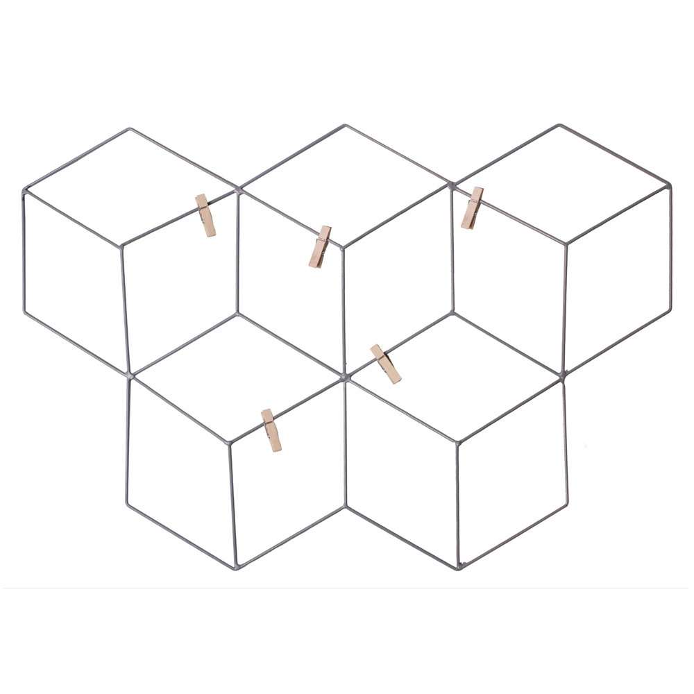 SELSEY Kratka na zdjęcia Jorum 53,5x37 cm szara