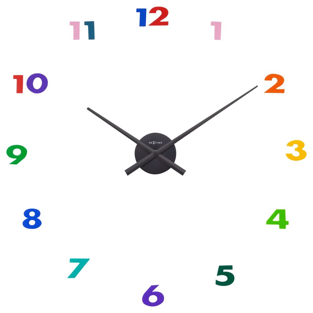 SELSEY Zegar ścienny Hands 48 cm wielokolorowy