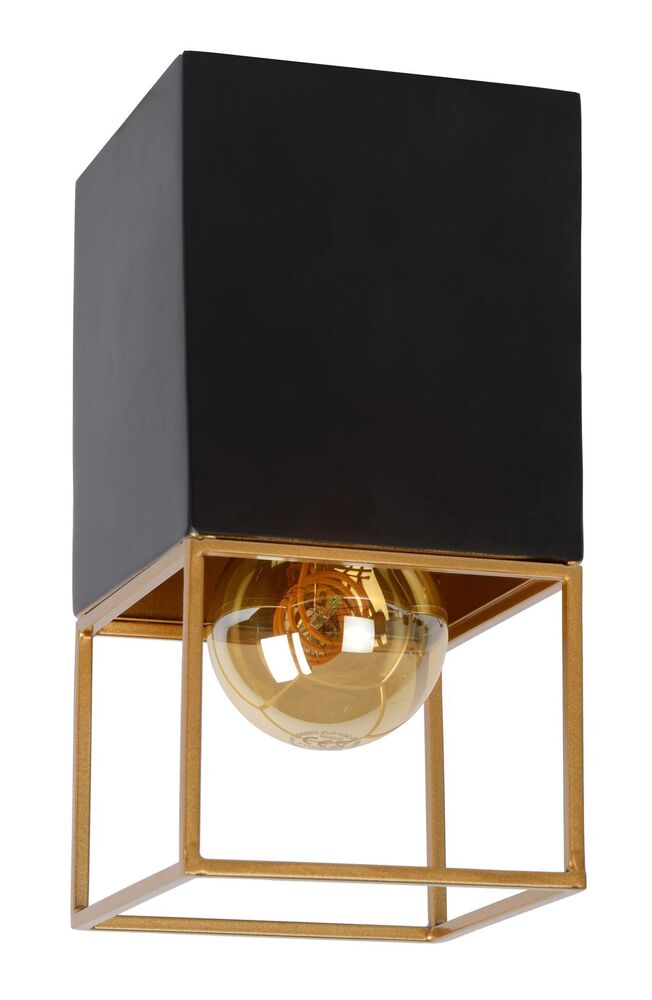 SELSEY Plafon Rixt złoto-czarny