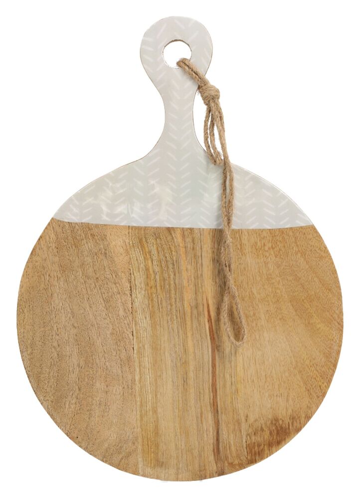 SELSEY Deska do krojenia Cherrey drewno mango beżowa