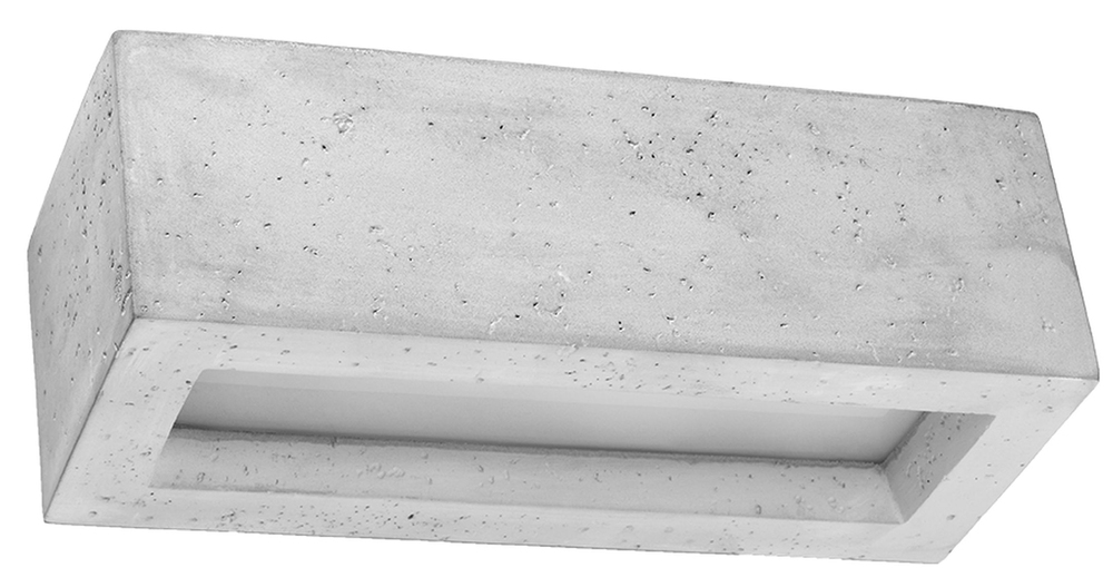 SELSEY Kinkiet ścienny Gevon 30 cm beton