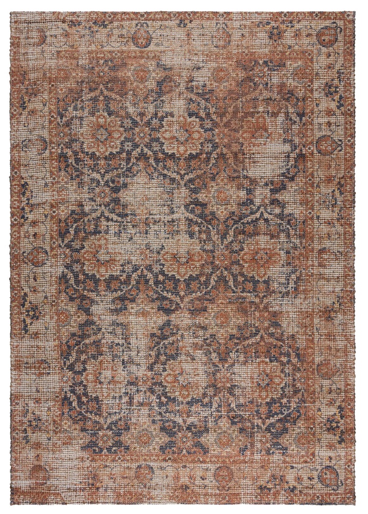 SELSEY Dywan Miley 230x160 cm z jutą brązowo-niebieski