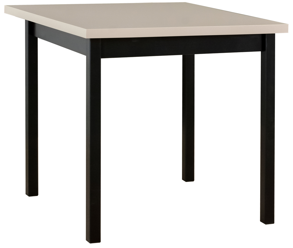 SELSEY Stół drewniany do jadalni Vismito 80x80 cm czarny/kaszmir